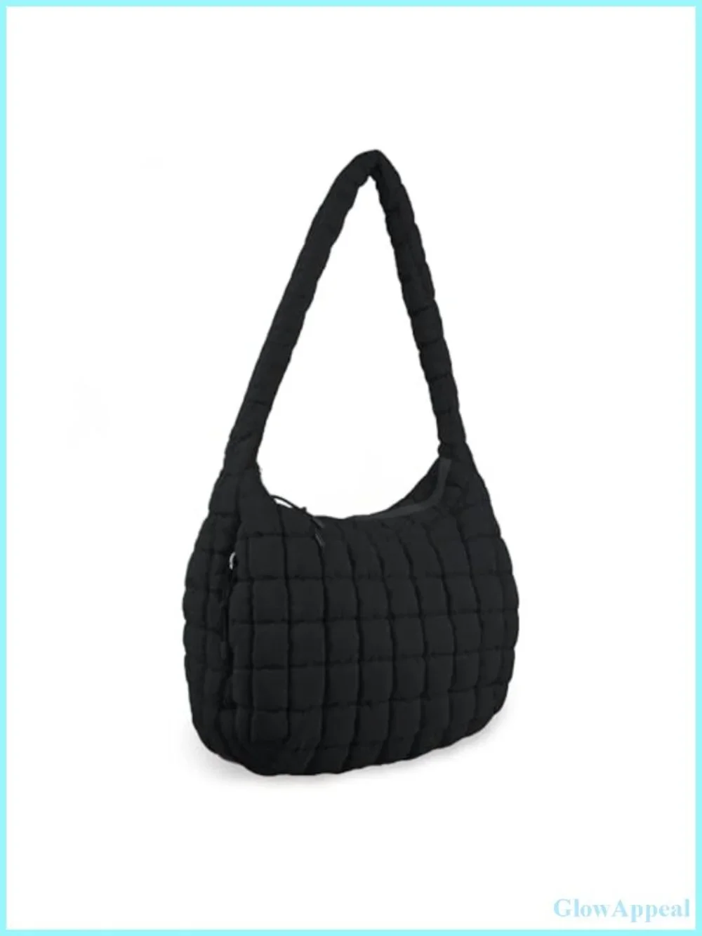 Quilted Puffer Tote Bag Lightweight Nylon Hobo Crossbody Shoulder Bag